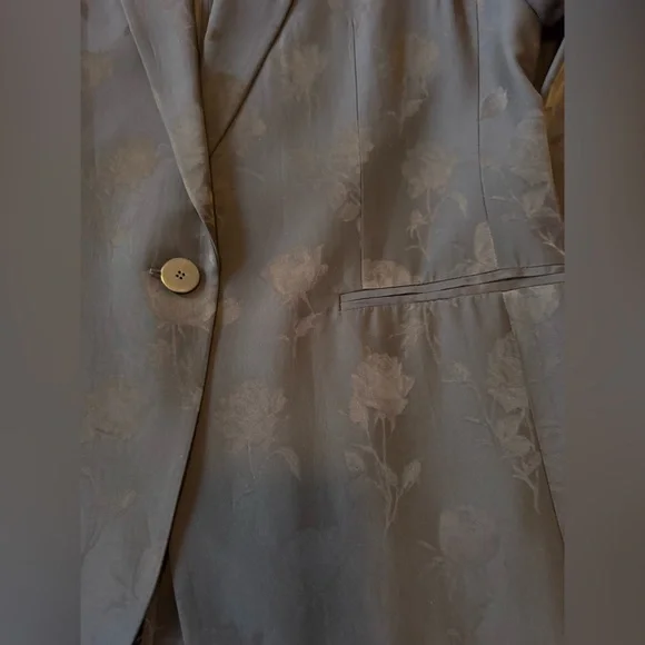 Theory Black Rose Jacquard Blazer - Picture 2 of 4